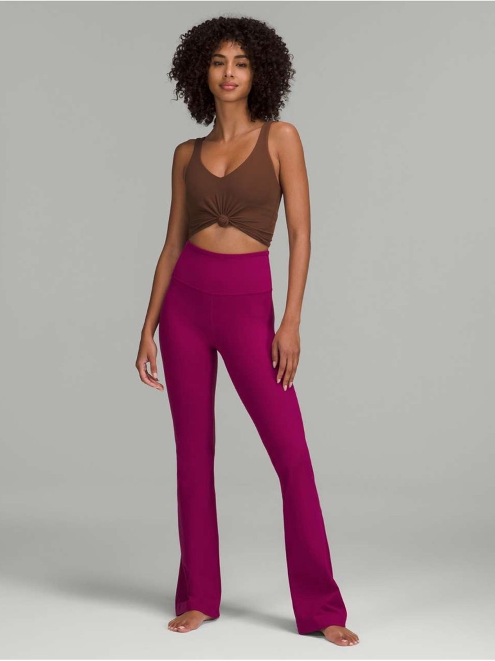 Lululemon Groove Super-High-Rise Flared Pant Nulu
Magenta Purple size 10